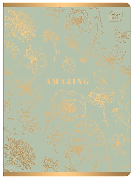 Zeszyt A5 60k w kratkę 70g Metallic Boys Girls mix