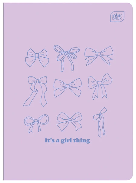 Zeszyt A5 60k kratka INTERDRUK Trends Girls