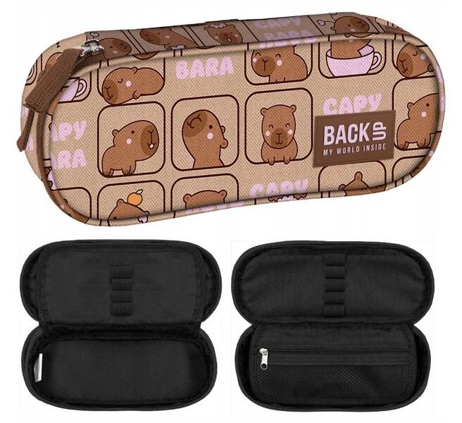 Piórnik saszetka z klapką BackUp 7 A17 Capy Bara