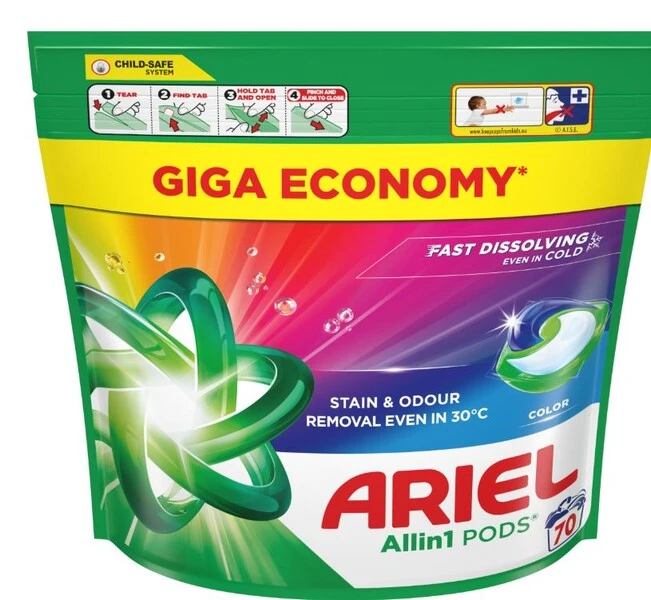 Ariel Color Allin1, kapsułki do prania, 70 prań
