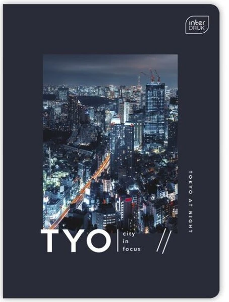 Zeszyt A5 80k kratka INTERDRUK kolekcja mix 2