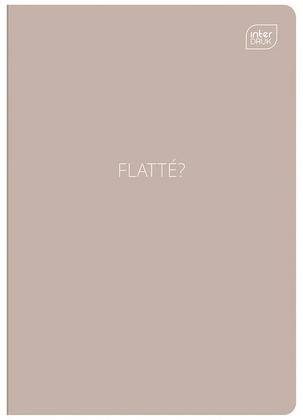 Zeszyt A5 80k kratka laminowany Mat Nude