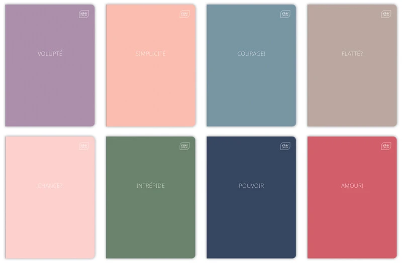 Zeszyt A5 80k kratka laminowany Mat Nude