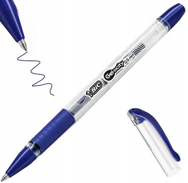 Długopis żelowy BIC GEL-OCITY Stic 0,5mm NIEBIESKI