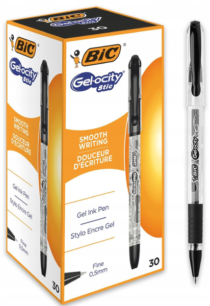 Długopis żelowy Bic Gelocity Stic 0,5mm kolor CZARNY