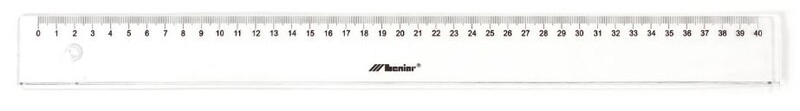 Linijka plastikowa 40cm w folii