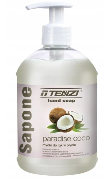 Mydło w płynie o zapachu kokosowym 0,5 L Tenzi