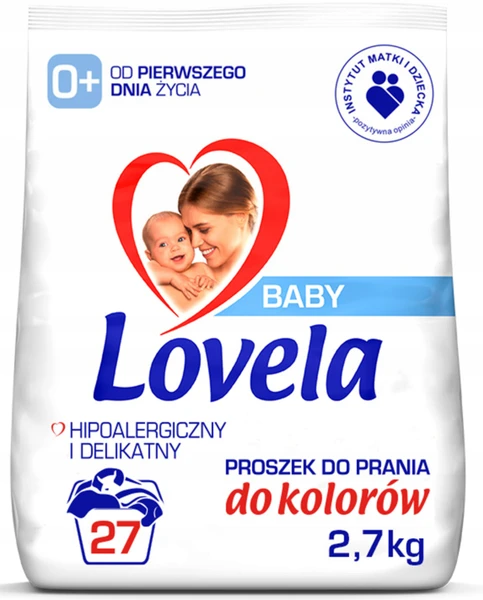 Proszek do prania Lovela Baby do kolorów 2,7 kg hipoalergiczny
