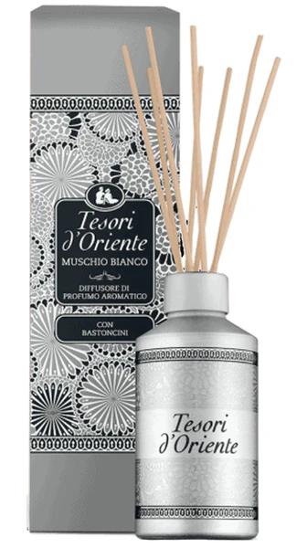 Patyczki zapachowe Tesori d'Oriente 200 ml Muschio Bianco