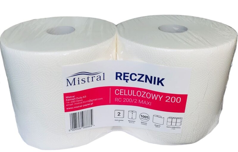 Czyściwo w roli celuloza 200m 2szt