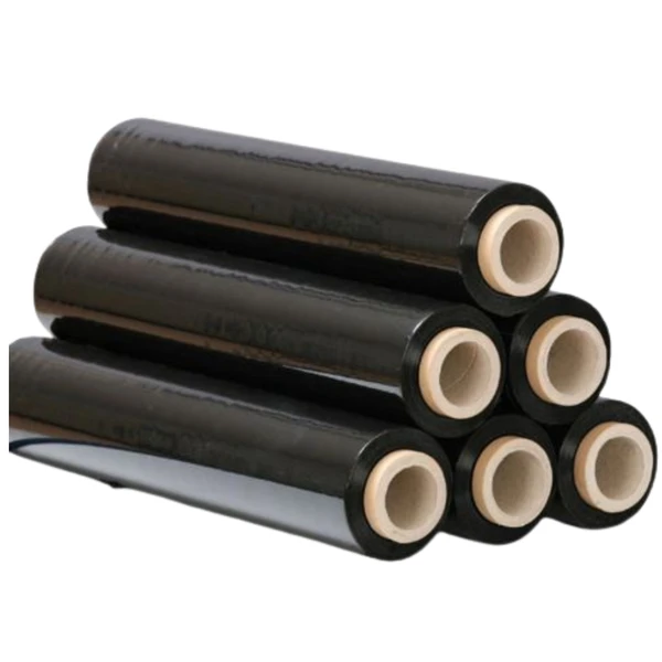 Folia stretch strecz czarny 2,15kg netto 2,5kg brutto 50 cm mocna czarna 6szt