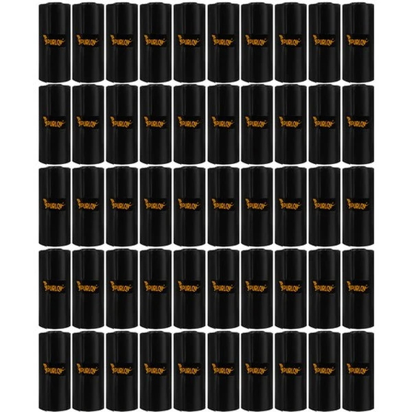 Worki na odchody Purlov 1000 szt. zestaw + etui woreczki czarne mocne