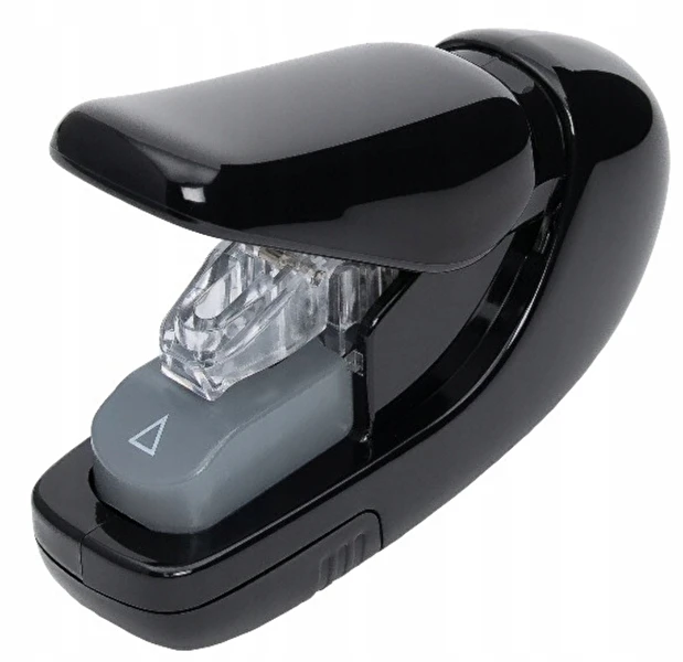 Zszywacz bezzszywkowy biurowy PLUS Staple-Free do 5 kartek Sl-106 Czarny