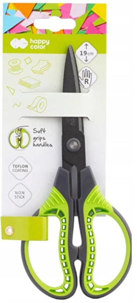 Nożyczki teflonowe 19cm NON STICK Happy Color do materiału
