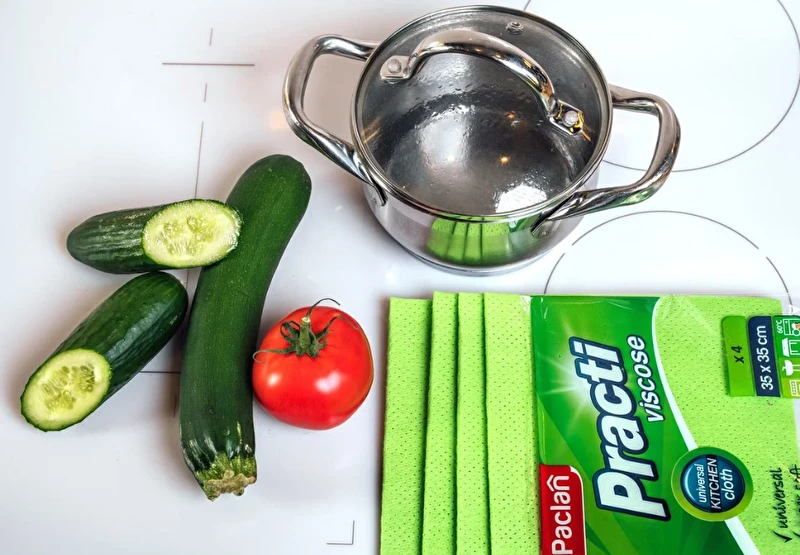 Paclan Practi Viscose Ścierki z wiskozy Kuchenne 4 szt. zielone