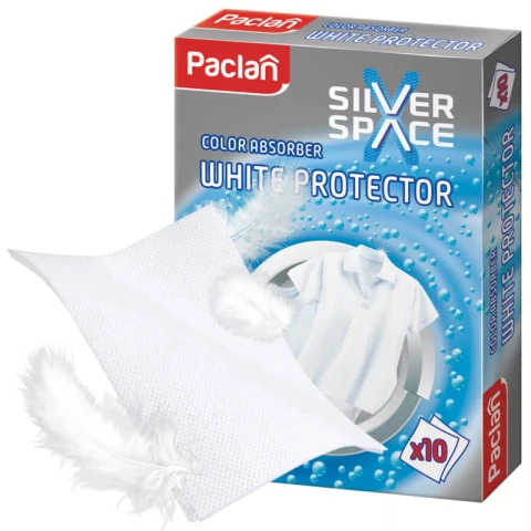Paclan Chusteczki do prania białych tkanin White Protector 10 szt