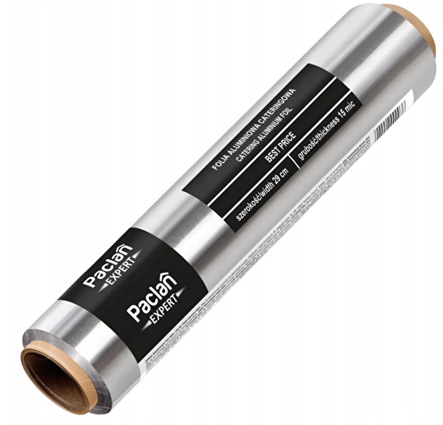 Folia aluminiowa Paclan EX catering spożywcza fryzjer gastro 40m gruba 15my