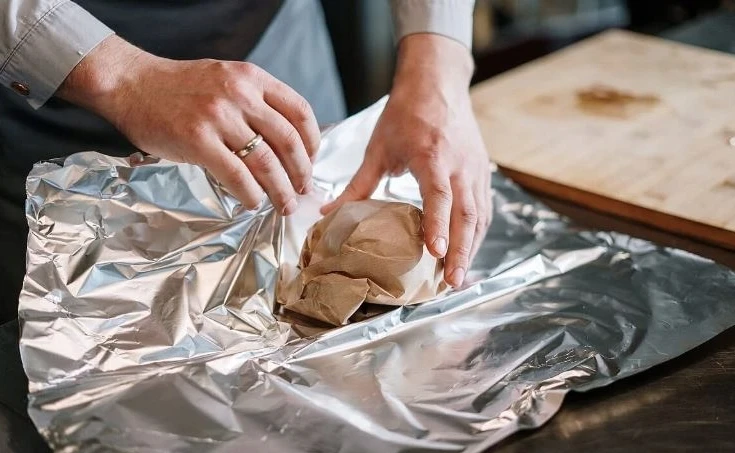 Folia aluminiowa Paclan EX catering spożywcza fryzjer gastro 40m gruba 15my