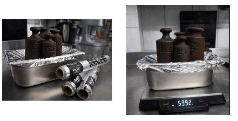 Folia aluminiowa Paclan EX catering spożywcza fryzjer gastro 40m gruba 15my