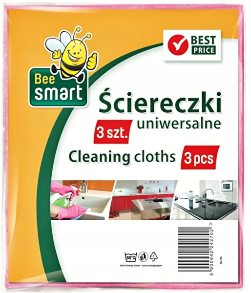 Ścierka uniwersalna Bee Smart bawełniana 3 szt.