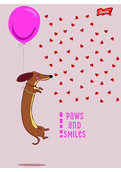 Zeszyt A5 32k linia 2 kolor Lovely Dachshund Unipap