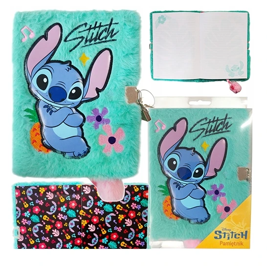 Pamiętnik A5 St. Majewski 3D Włochacz Lilo i Stitch