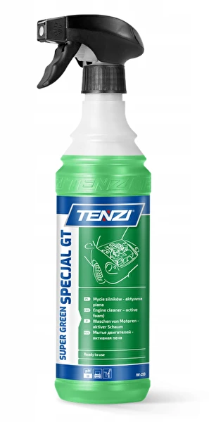 Płyn do mycia silnika z oleju smaru ropy Tenzi Super Green Special GT 600ml