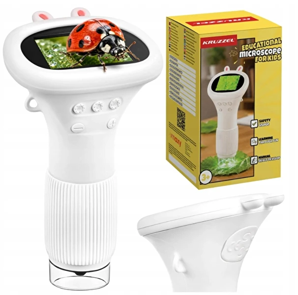 Mikroskop cyfrowy optyczny dla dzieci Led Przybliżenie 1000x