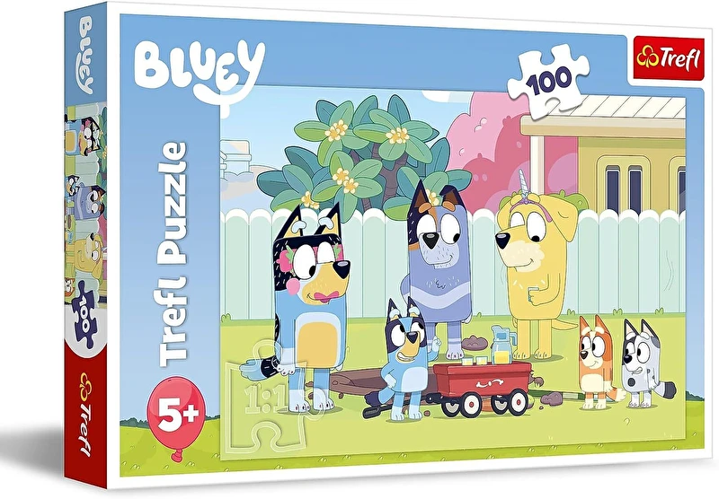 Puzzle Wesoły Świat Bluey 100 Elementów 5+ Trefl