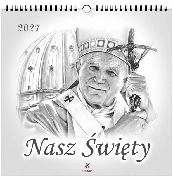 Kalendarz 2027 wieloplanszowy 33x33cm Nasz Święty ArtSezon