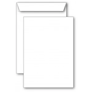 Koperta C4 biała HK z paskiem 50 szt