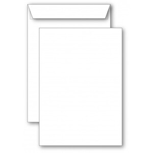 Koperta C5 biała HK z paskiem 500 szt