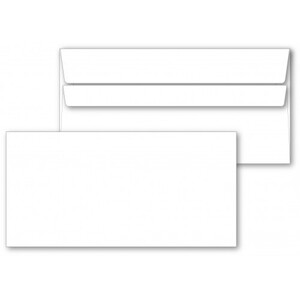 Koperta DL biała samoklejąca SK 50szt