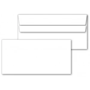 Koperta DL biała samoklejąca SK 50szt
