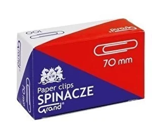 Spinacze okrągłe 70 mm metalowe 50szt