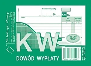 KW Dowód wypłaty MP A6 80k wielokopia