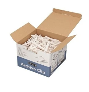 Klips archiwizacyjny biały FELLOWES 100szt