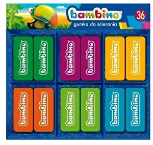 Gumka do mazania Bambino kolorowa