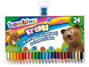Kredki Bambino Jumbo ołówkowe 24kol