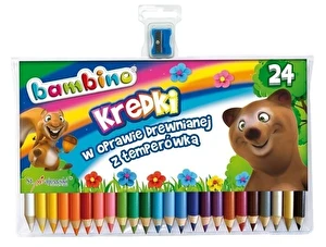 Kredki Bambino Jumbo ołówkowe 24kol