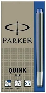 Naboje Parker niebieskie długie 5 szt.