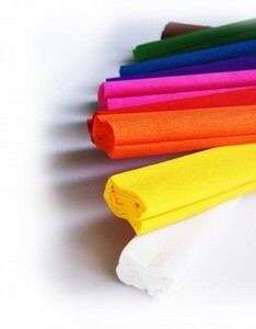 Bibuła marszczona MIX A 10 kol 25x200