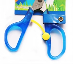 Nożyczki BAMBINO 14cm z odbojnikiem dla leworęcznych