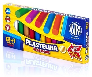 Plastelina 12 kol ASTRA + 1 GRATIS