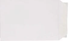 Koperta B5 biała HK z paskiem 50 szt