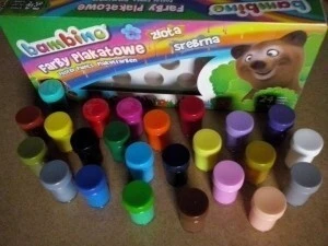 Farby plakatowe Bambino 24kol 10ml