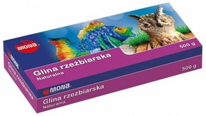 Glina rzeźbiarska Mona 500 g naturalna