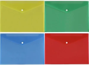 Teczka kopertowa A4 PP zatrzask BIURFOL mix