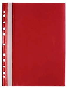 Skoroszyt zawieszany miękki BIURFOL PP A4 plastikowy czerwony