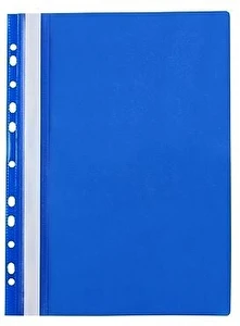 Skoroszyt zawieszany miękki BIURFOL PP A4 plastikowy niebieski